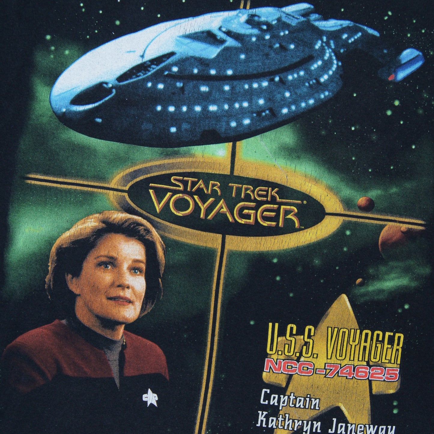 2000s Star Trek Voyager T-Shirt [XL]