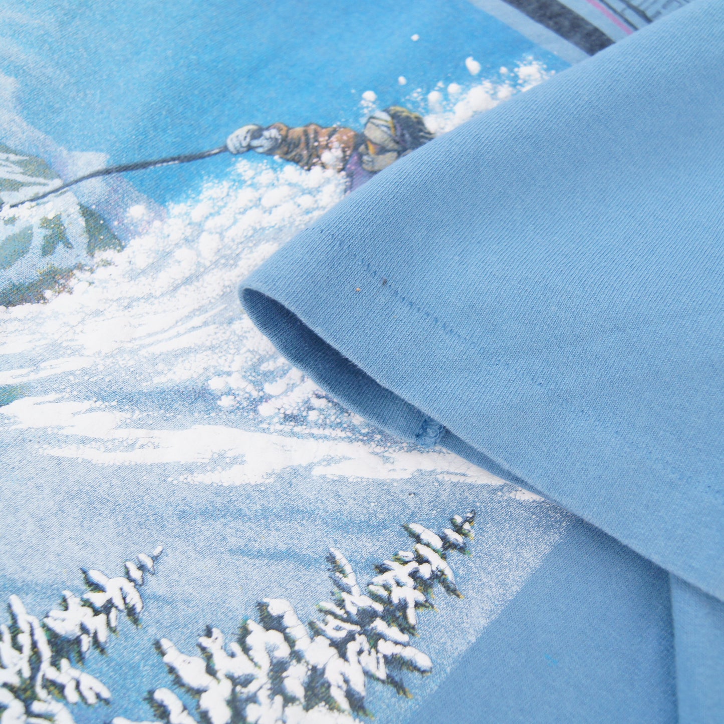 Vintage Anvil Ski Sansegal T-Shirt [M] [single stitched]