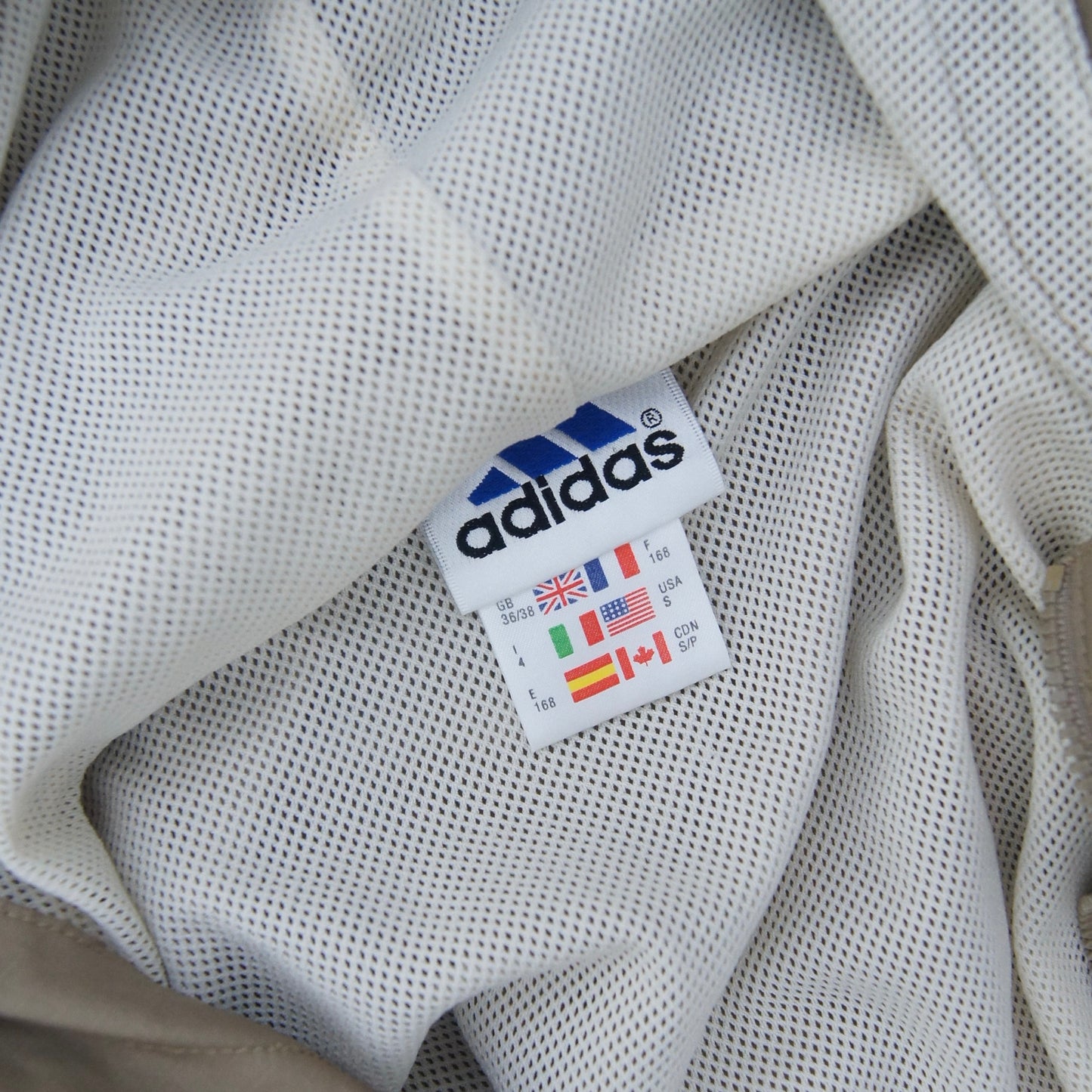 90's adidas hooded halfzip Windbreaker [S/M]