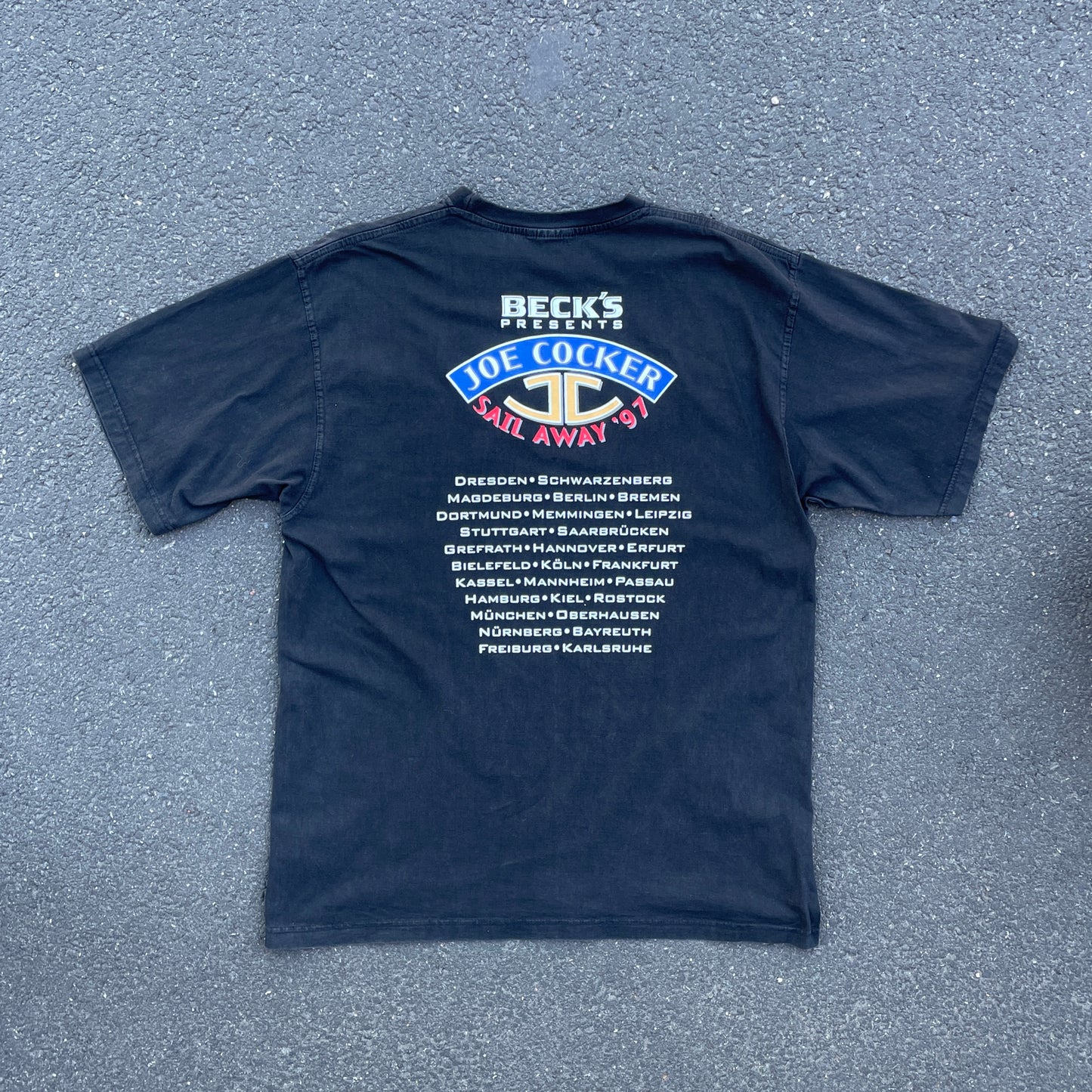 1997 Joe Cocker Sail Away T-Shirt [XL]