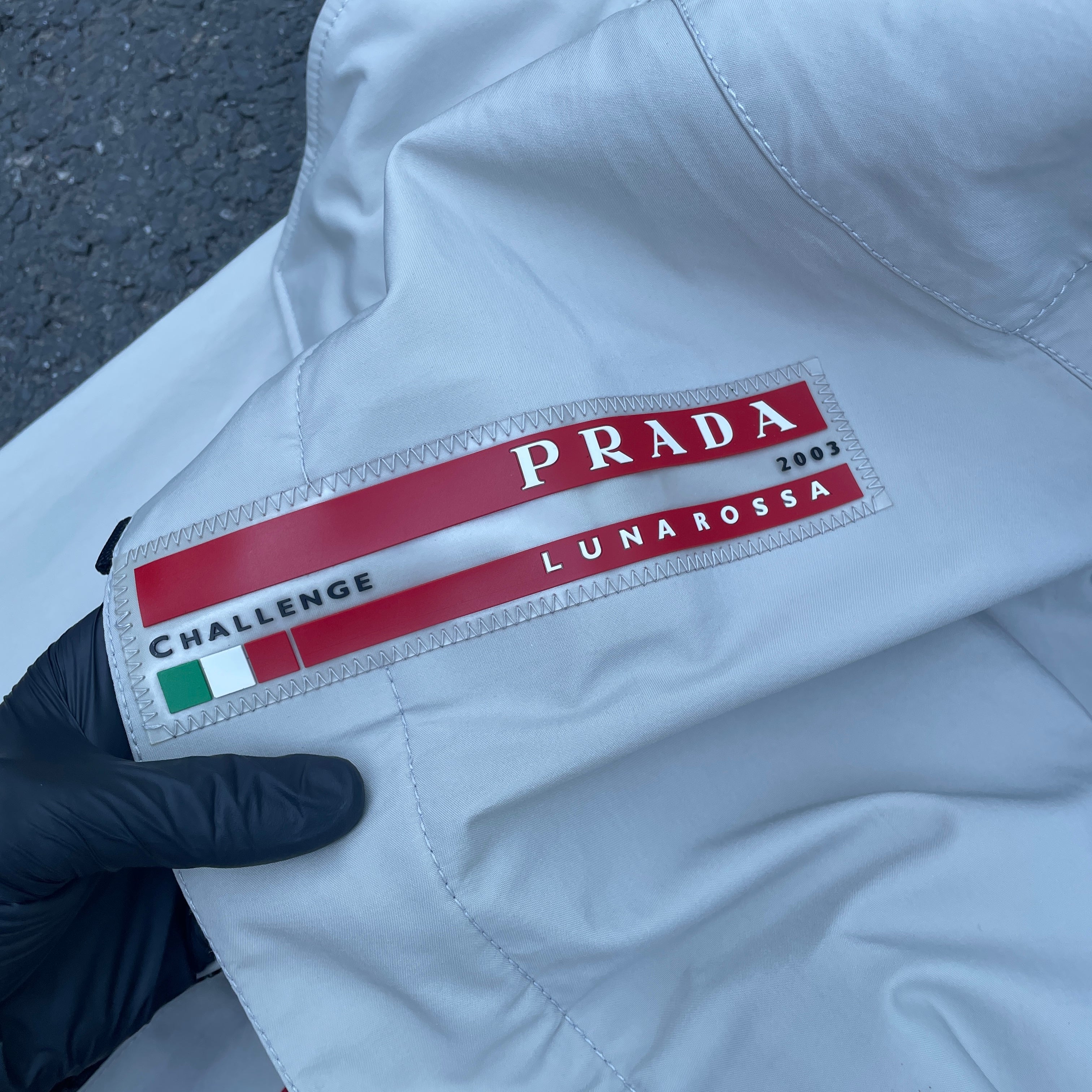 トップス PRADA LUNA ROSSA 2003 CHALLENG Prada Sport Challenge Luna Rossa Gore-Tex Sailing Jacket from 2003