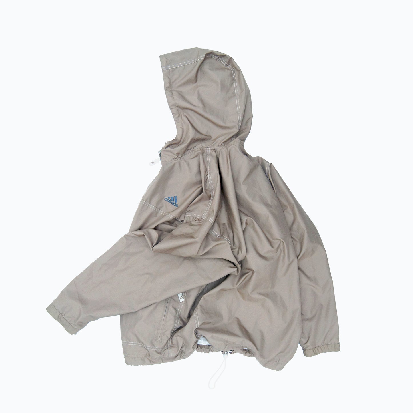 90's adidas hooded halfzip Windbreaker [S/M]