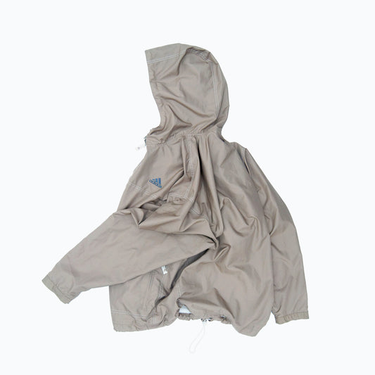 90's adidas hooded halfzip Windbreaker [S/M]